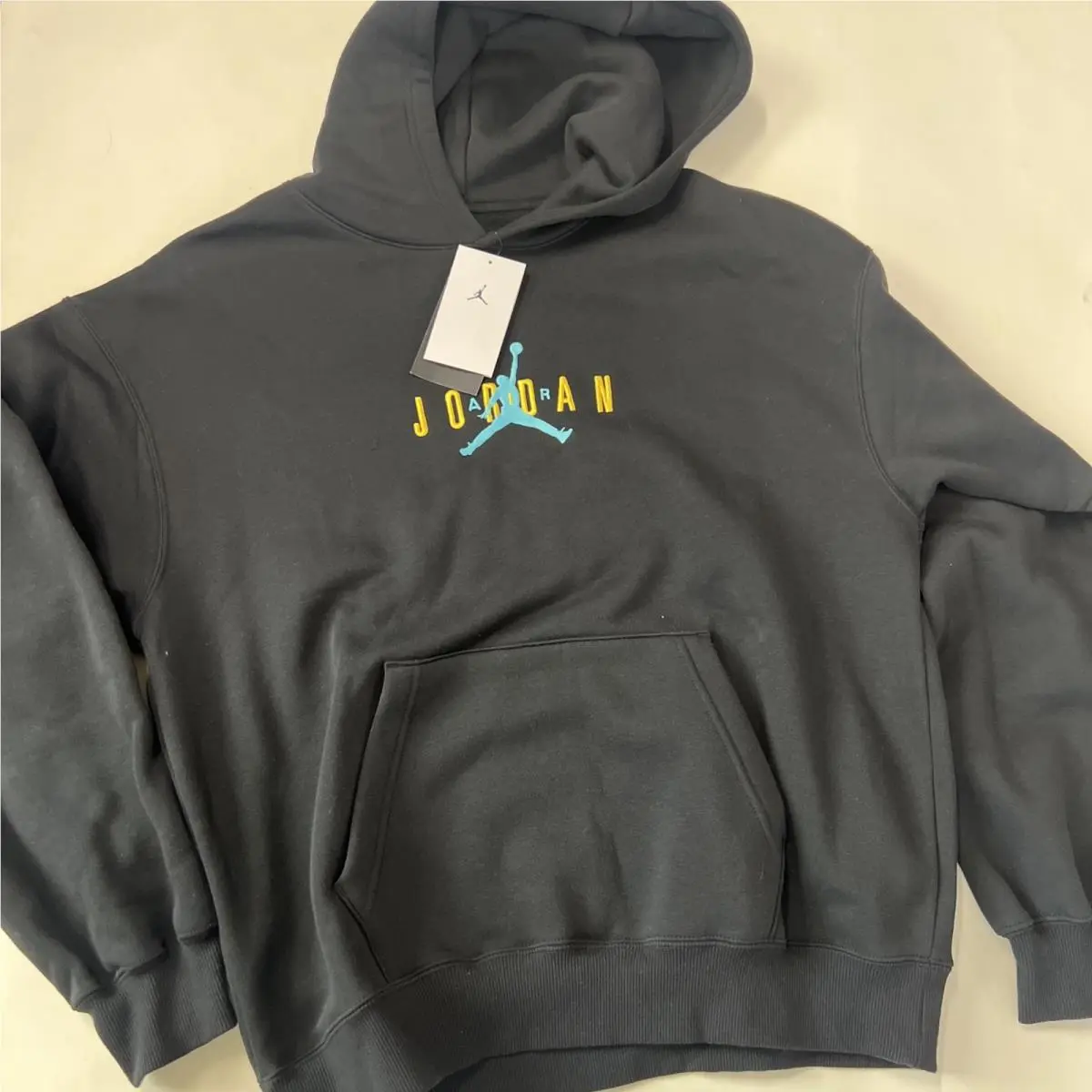Air Jordan 11 Gamma Blue Hoodie Men`s Size S Embroidered Jumpman by Nike