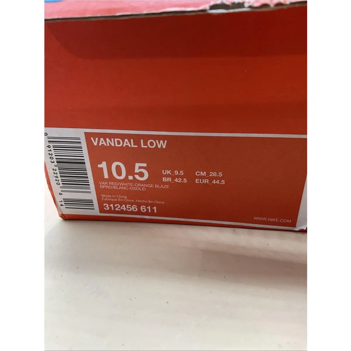 Nike shoes - Nike Vandal - Vandal - 312456161 - Red White Orange Blaze 6