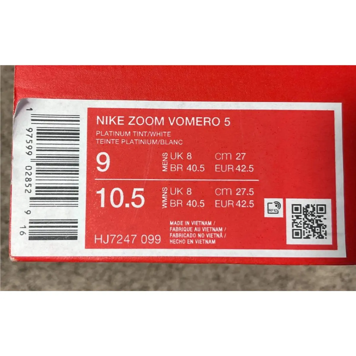 Nike shoes - Nike Zoom Vomero 5 - Zoom Vomero - HJ7247 - White 12