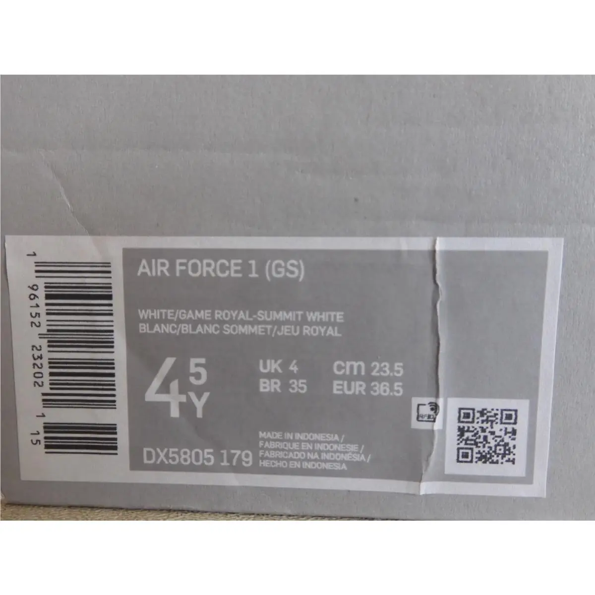 Nike shoes - Nike Air Force 1 - Air Force - DX5805 179 - White (UPC: 196152232021) 6