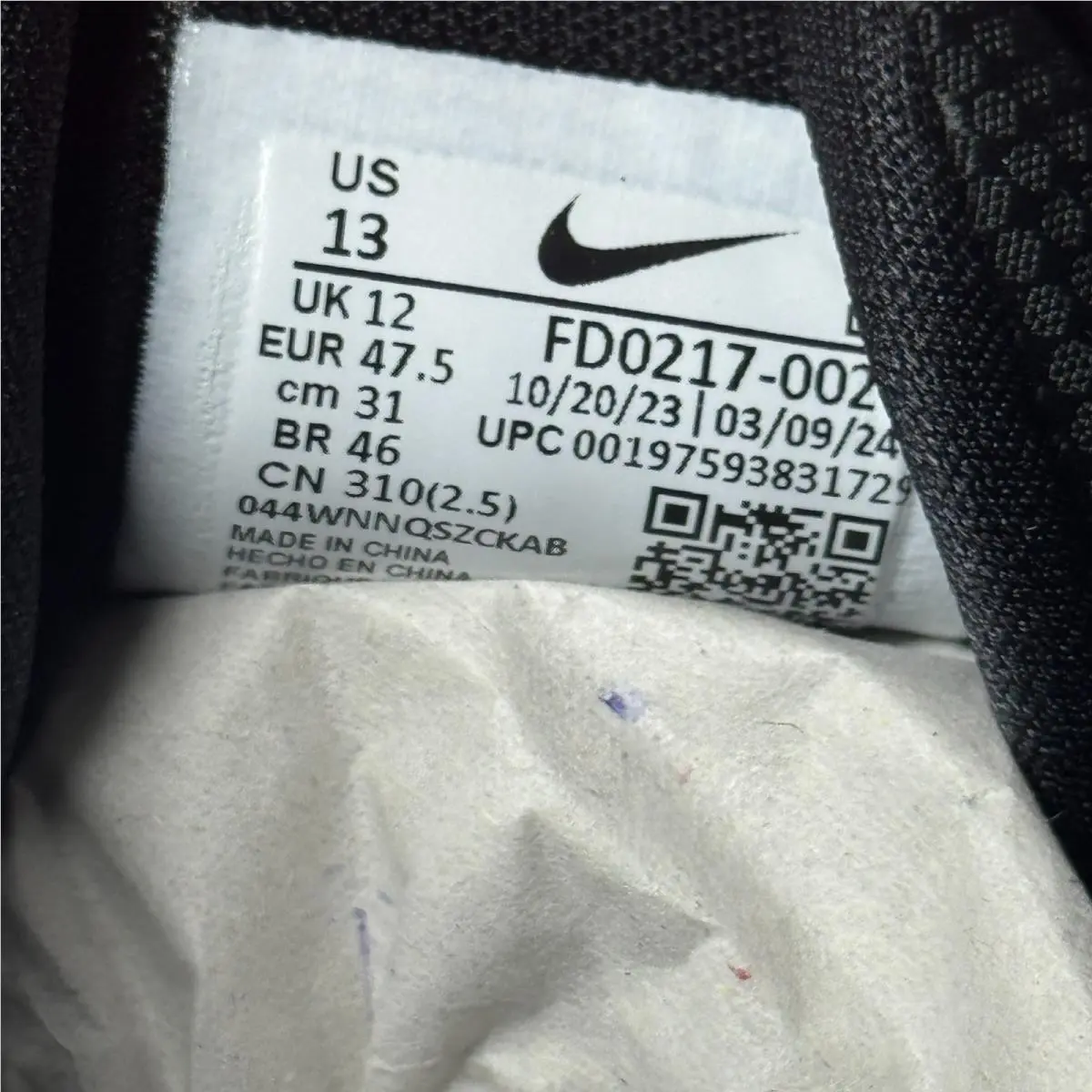 Nike shoes - Nike Air Zoom Infinity Tour - FD0217-002 - Black 6