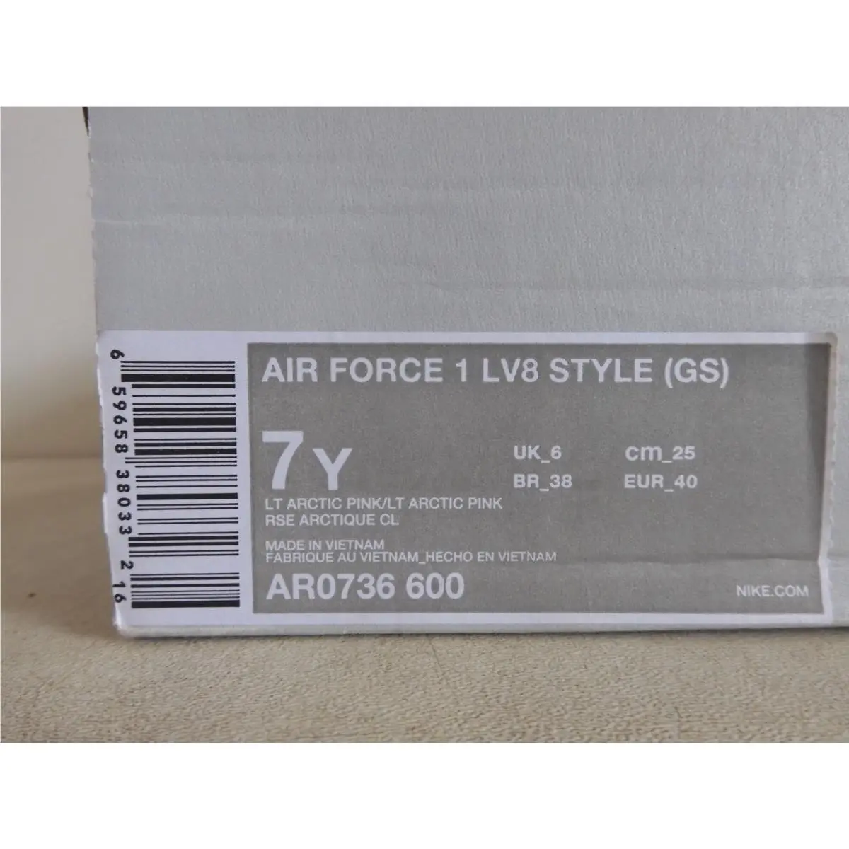 Nike shoes - Nike Air Force 1 LV8 - Pink (UPC: 659658380332) 6