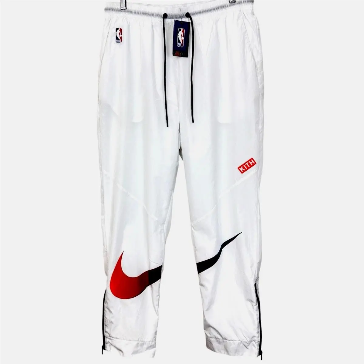 Kith York Knicks Track Jogger Pants Mens XL White Lined 2016 by Nike