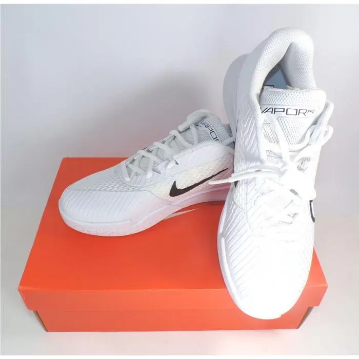 Nike Zoom Vapor Pro 2 HC Tennis Shoes White/black Women`s Size 11 DR6192-101