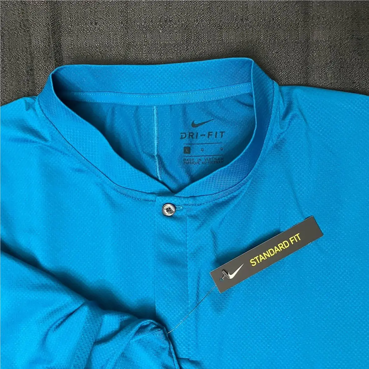 Nike clothing - Nike Tiger Woods Dry ADV Blade Mock - Deepwater Blue Abyss 7