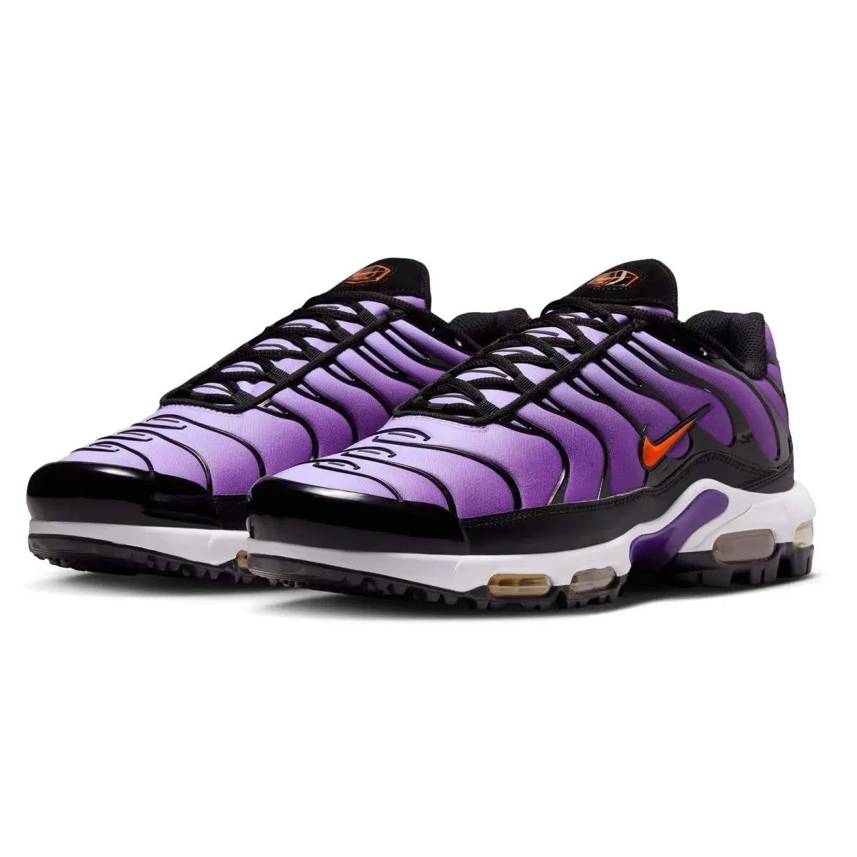 Nike Mens Size 10.5 Air Max Plus Golf Shoes Voltage Purple Black FZ4150-500
