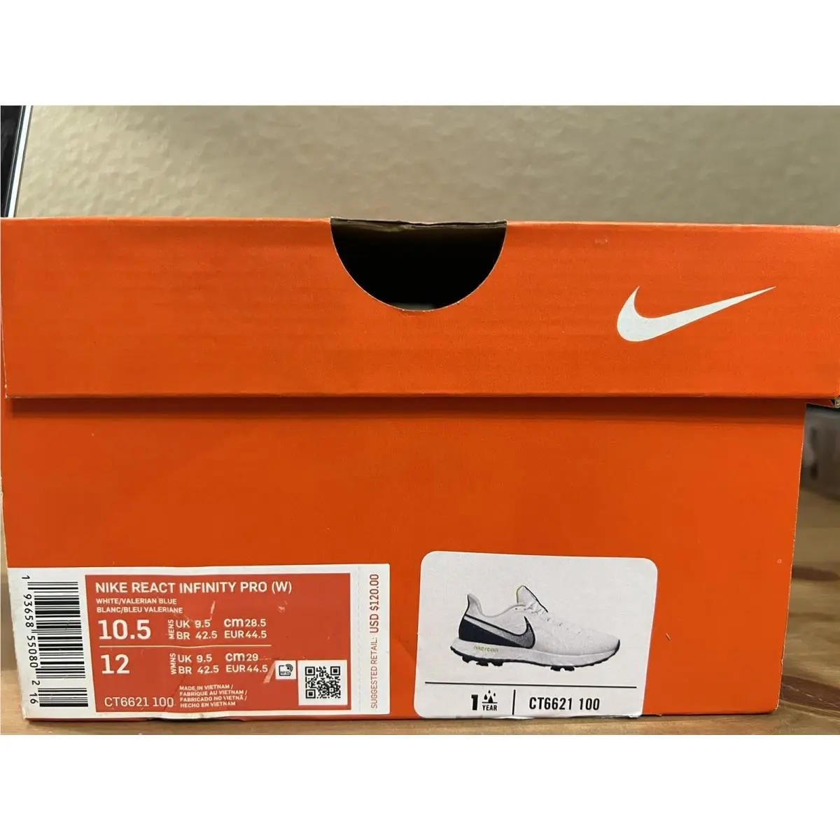 Nike shoes - React Infinity Pro - React Infinity Pro - CT6621-100 - White 7