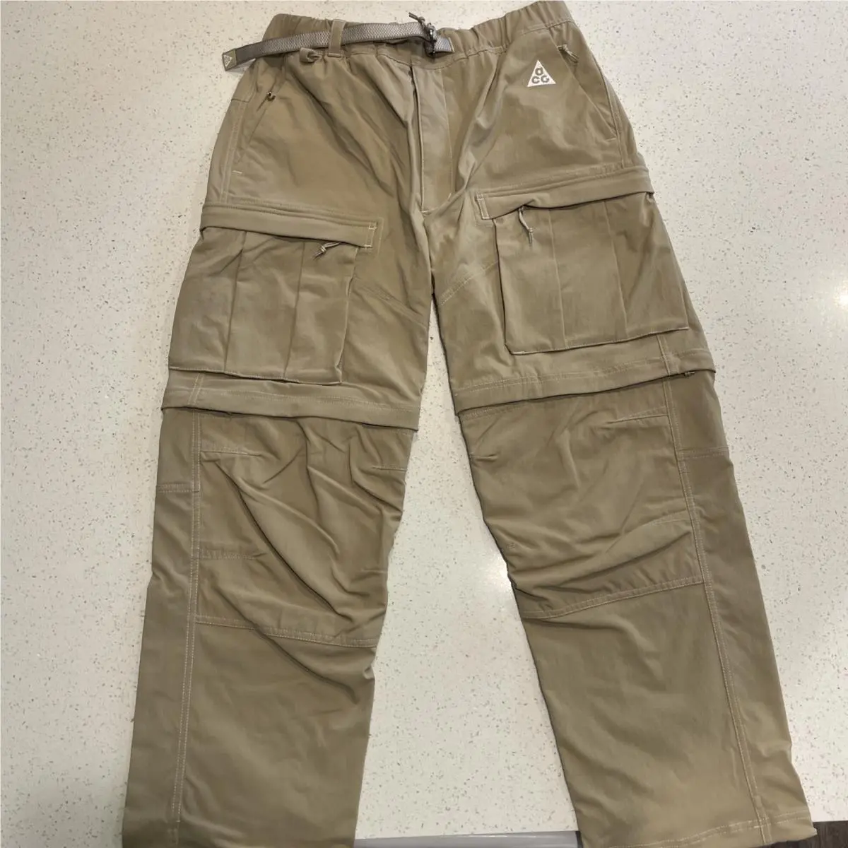 Nike Acg Smith Summit Cargo Pants Khaki FN0428-247 Size Medium
