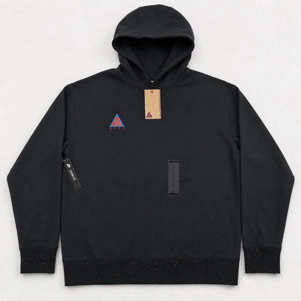Acg Pullover Hoodie Black/ Confetti Sz XL Deadstock by Nike