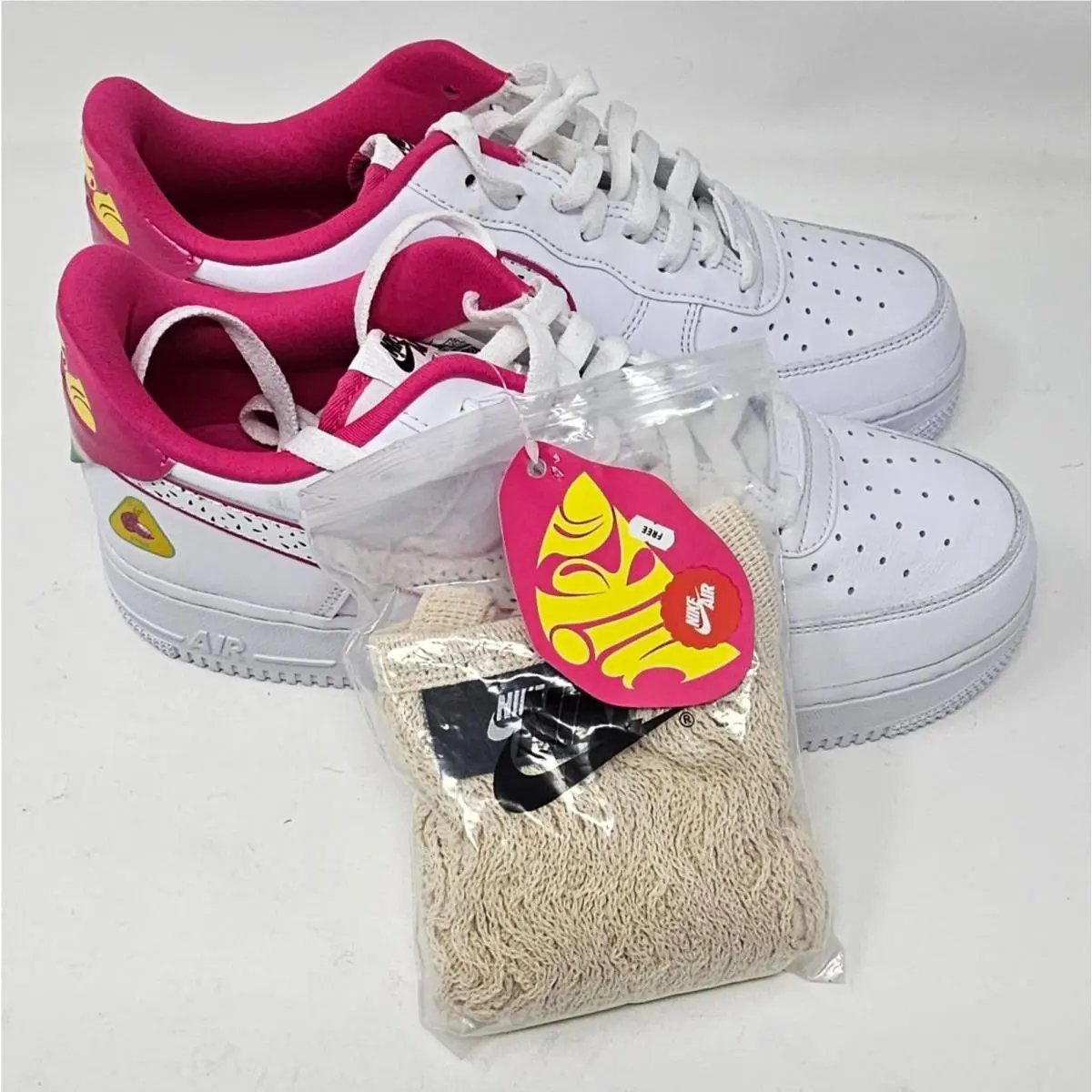 Nike Air Force 1 Low Womens LX White/white-pink Prime Size 10.5