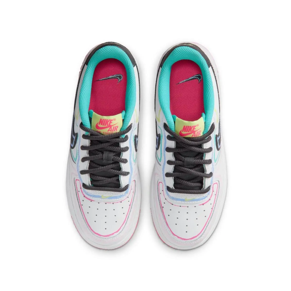 Nike shoes - WHITE/ANTHRACITE-HYPER PINK-DUSTY CACTUS 1
