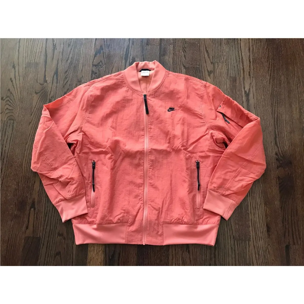 Nike Mens Sportswear Tech Pack Bomber Jacket Madder Root DM6940-827 Size M