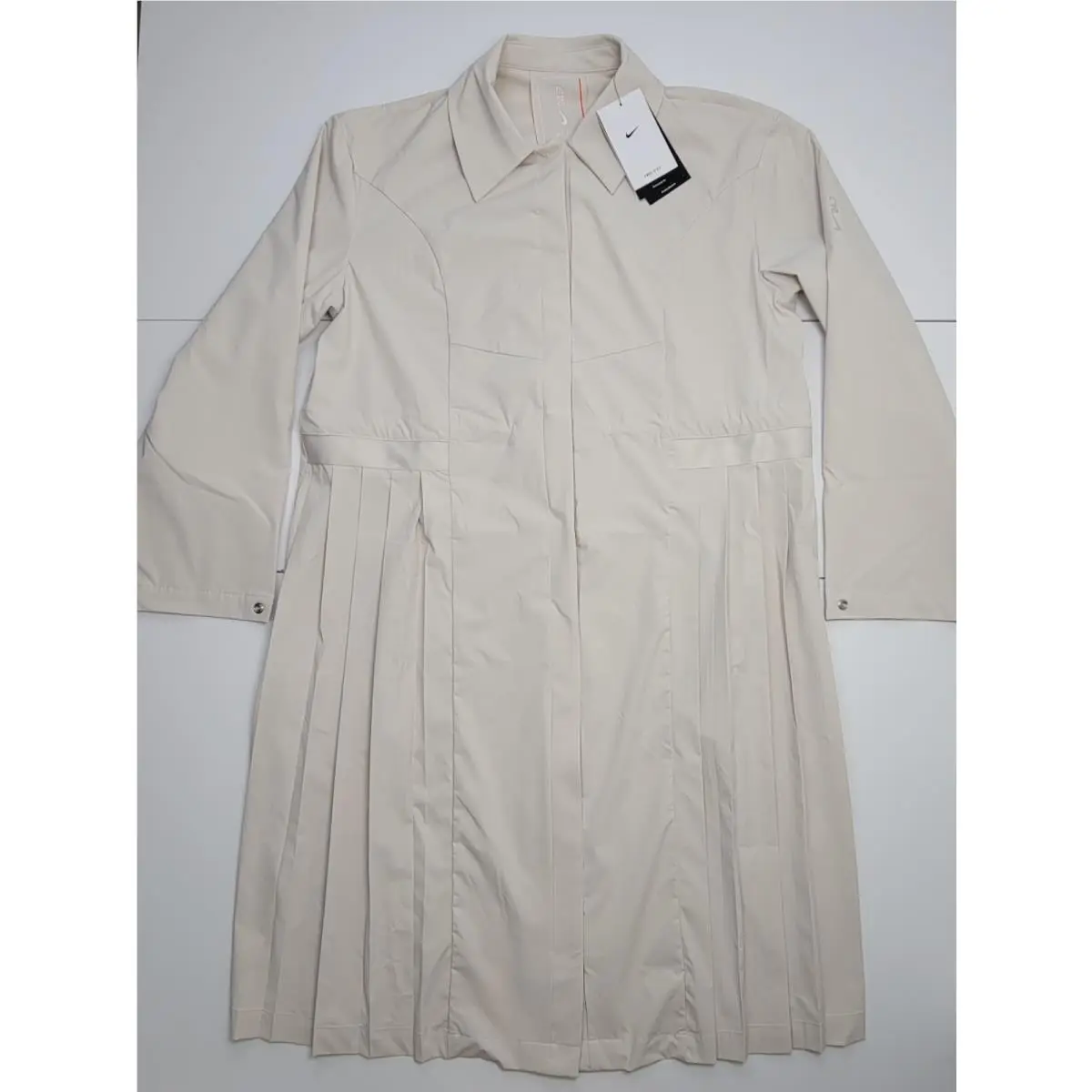 Womens 24.7 Perfect Stretch Dri-fit Oversize Trench Coat Size XS HV3627-104 by Nike