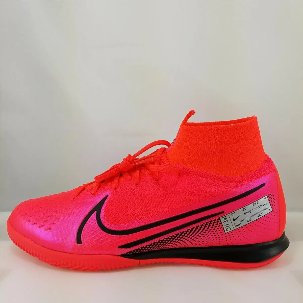 Nike Superfly 7 Elite IC Indoor Soccer Laser Crimson AT7982-606 Men`s Size 12