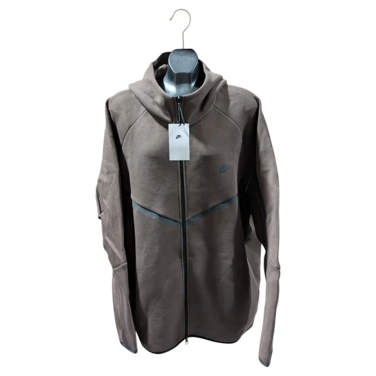 Nike Mens Tech Fleece Windrunner Full Zip - Baroque Brown - 3XL - HV0949-237 - Brown