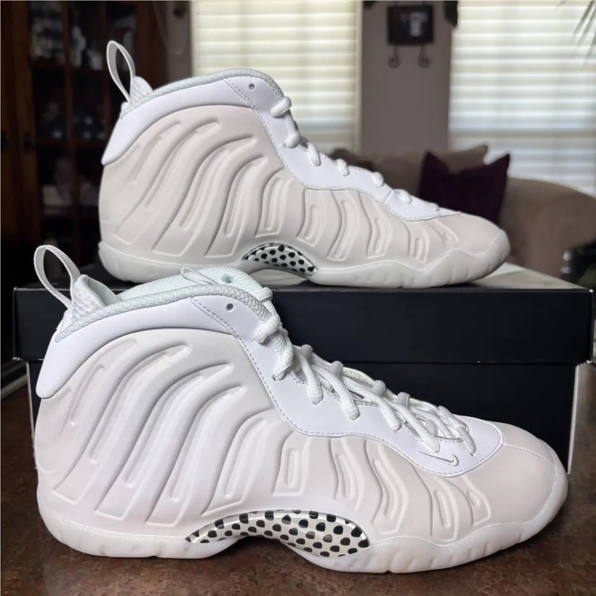 Nike shoes - Nike Little Posite - Little Posite - White (UPC: 00198484273598) 0
