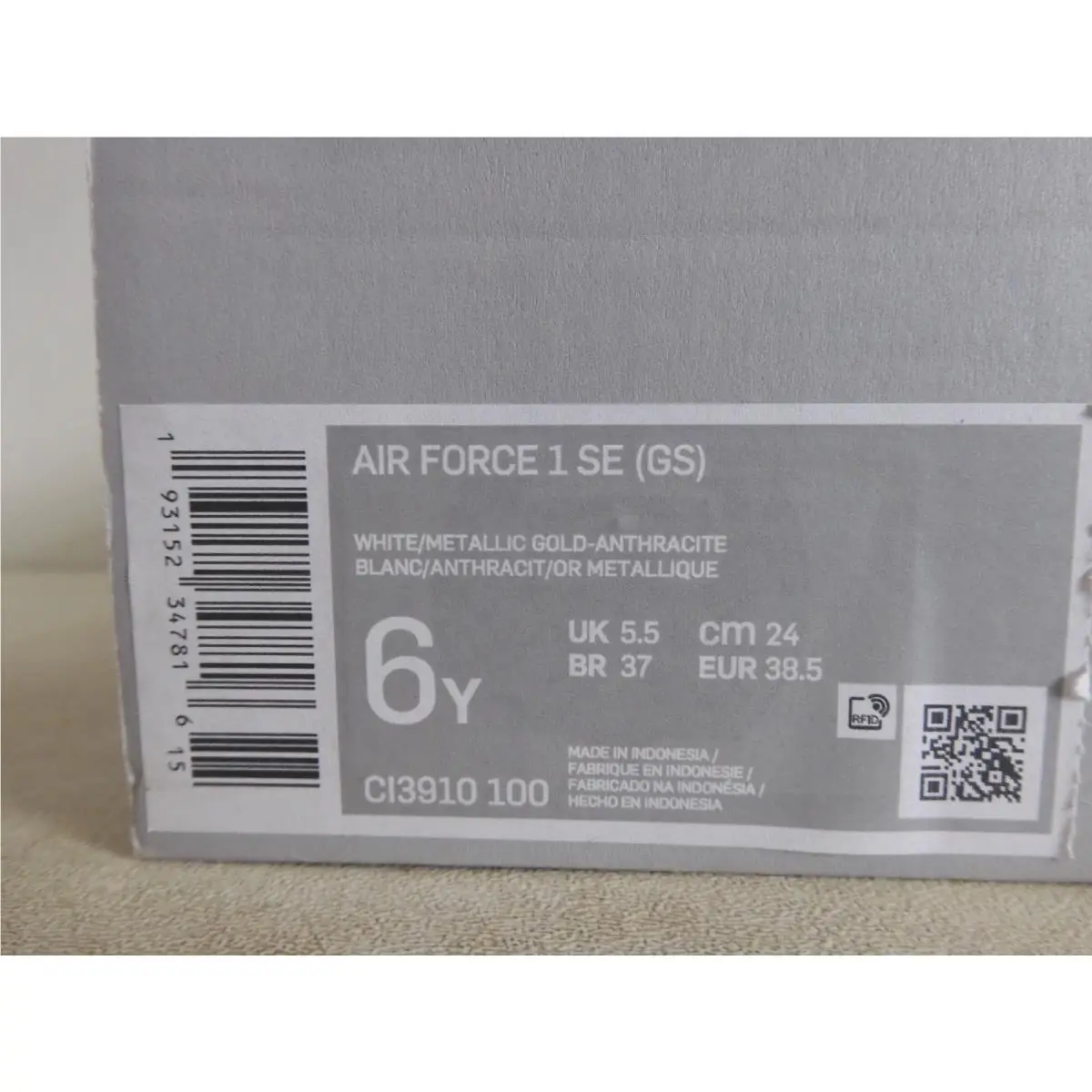 Nike shoes - Nike Air Force 1 - Air Force - CI3910 100 - White (UPC: 193152347816) 6
