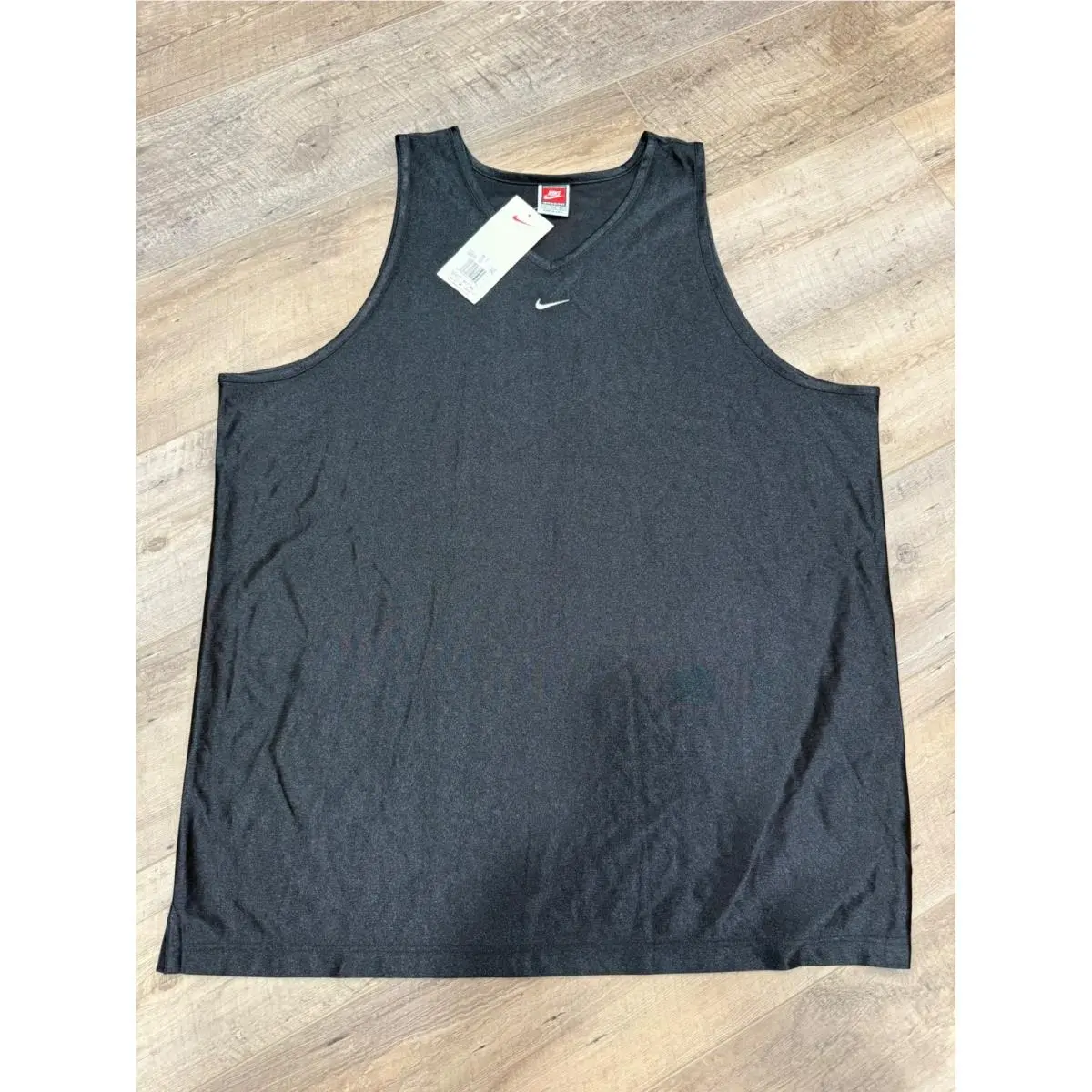 Vintage Dazzle Nike Team Mens Xxl Black Jersey Tank Sleeveless Shirt Usa In Made