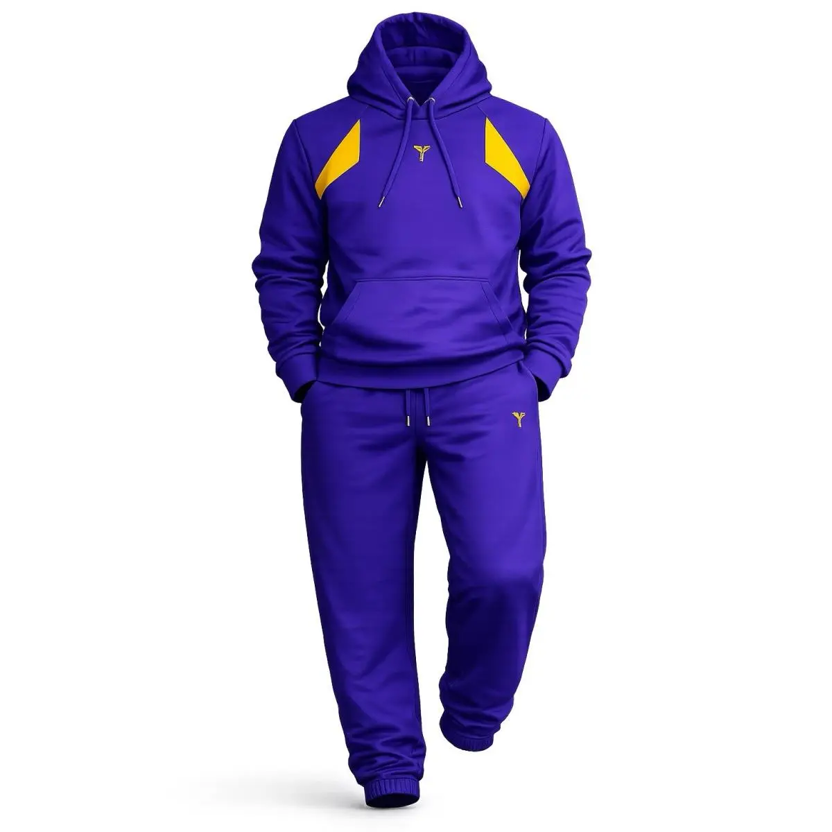 Lakers Kobe Bryant Purple Yellow Mens L Thermal-fit Basketball Track Suit by Nike