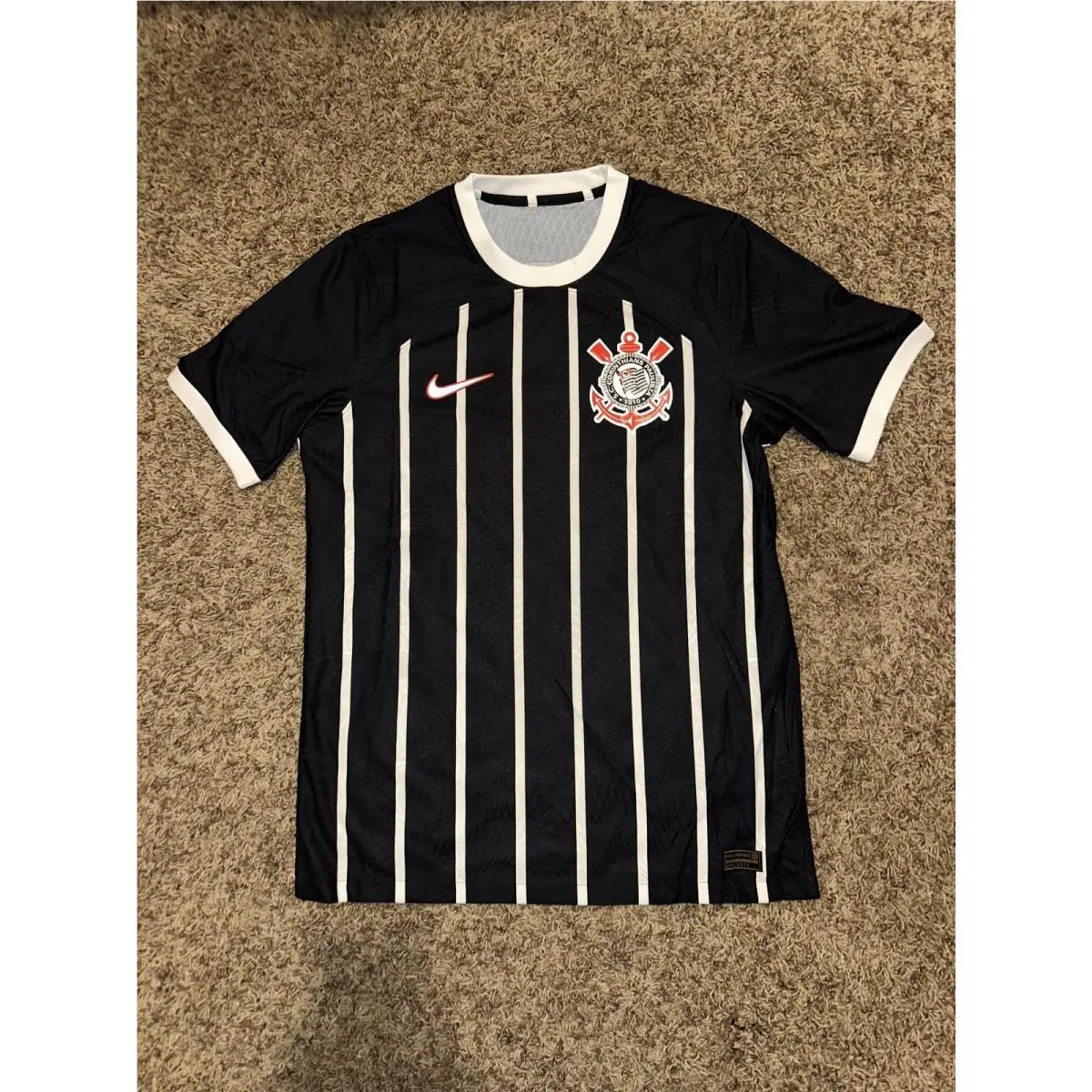 Nike Men`s Corinthians Away Dri-fit Adv Football Jersey Sample