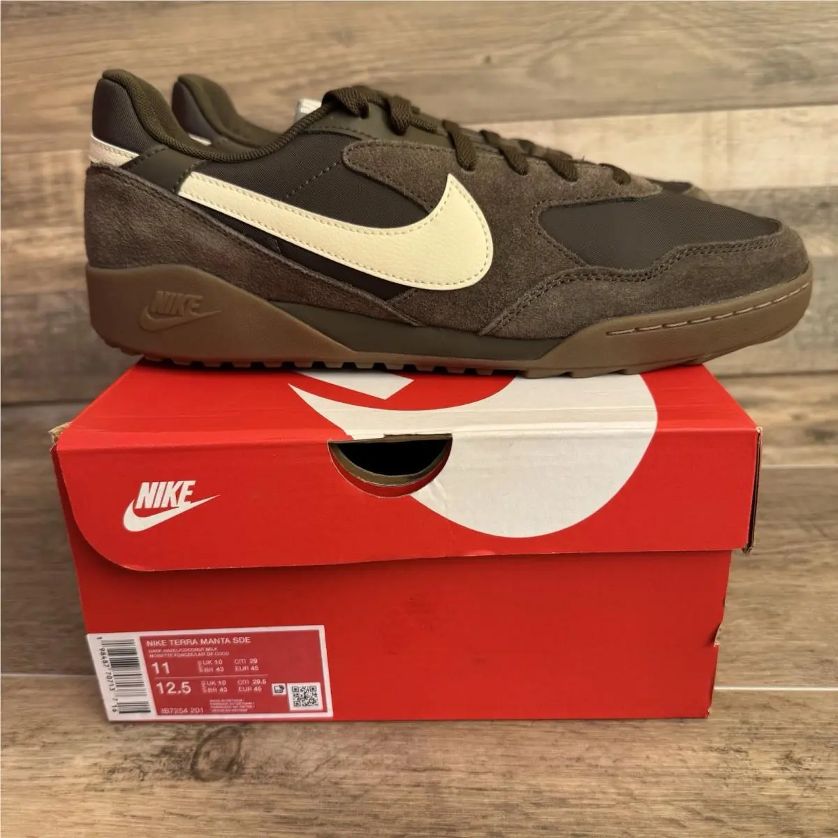 Nike Terra Manta Sde IB7254-201 Dark Hazel/coconut Milk Men`s Size 11