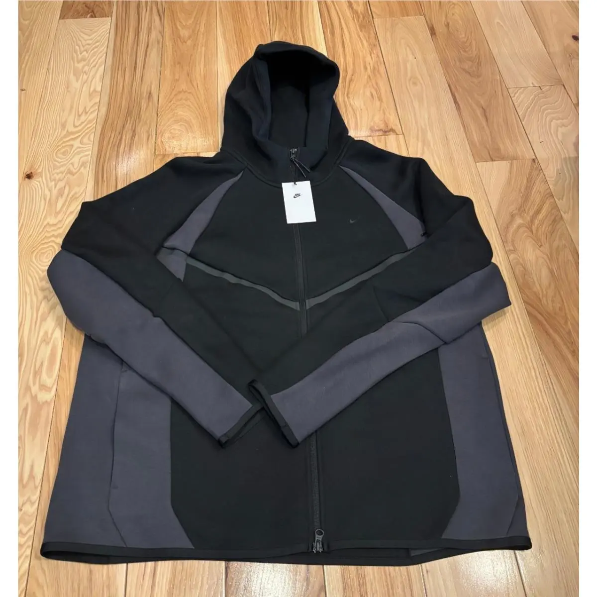 Nike Color-block Tech Fleece Windrunner Black IF1325 010 Men`s Medium