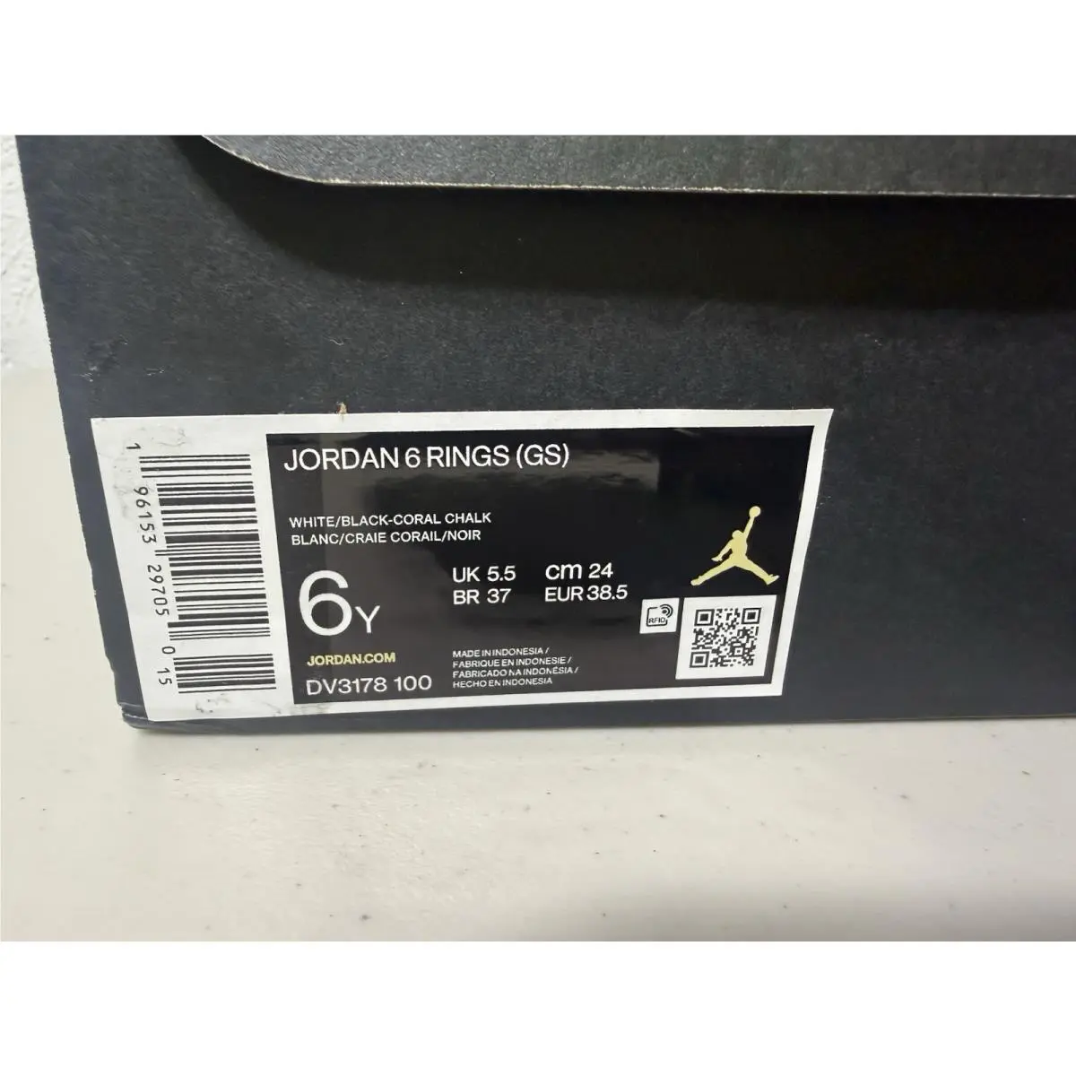 Nike shoes - Air Jordan 6 Rings - Air Rings - White 6