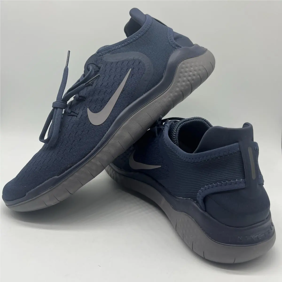 Nike Free RN 2018 Men`s Size 11 Shoes Thunder Blue Obsidian 942836-401