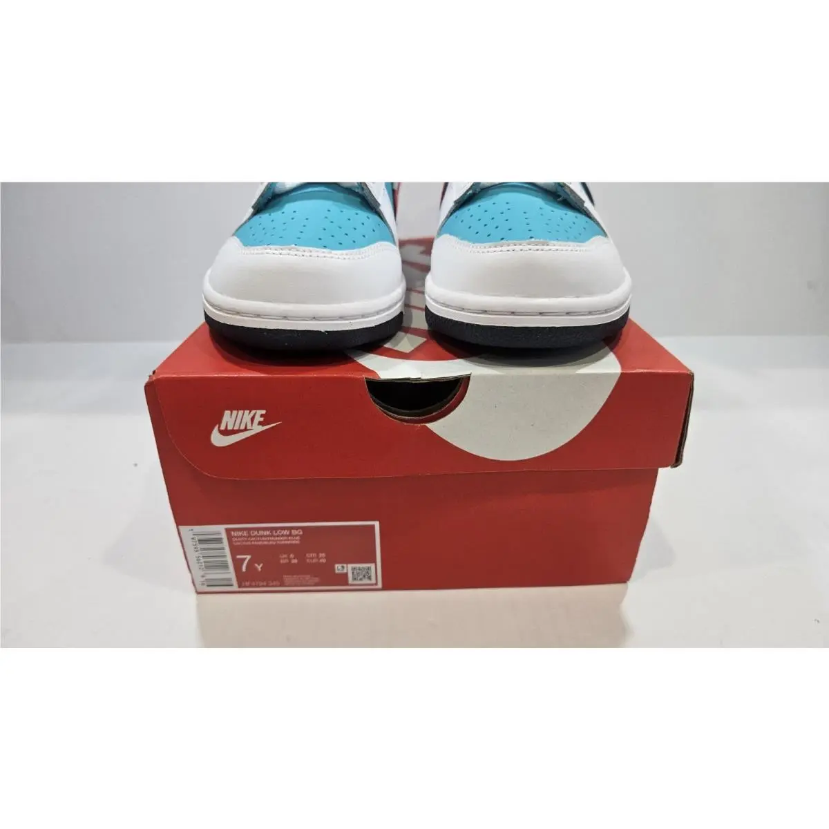 Nike shoes - Nike Dunk Low - Dunk Low - White, Teal, Pink, Navy Blue 0