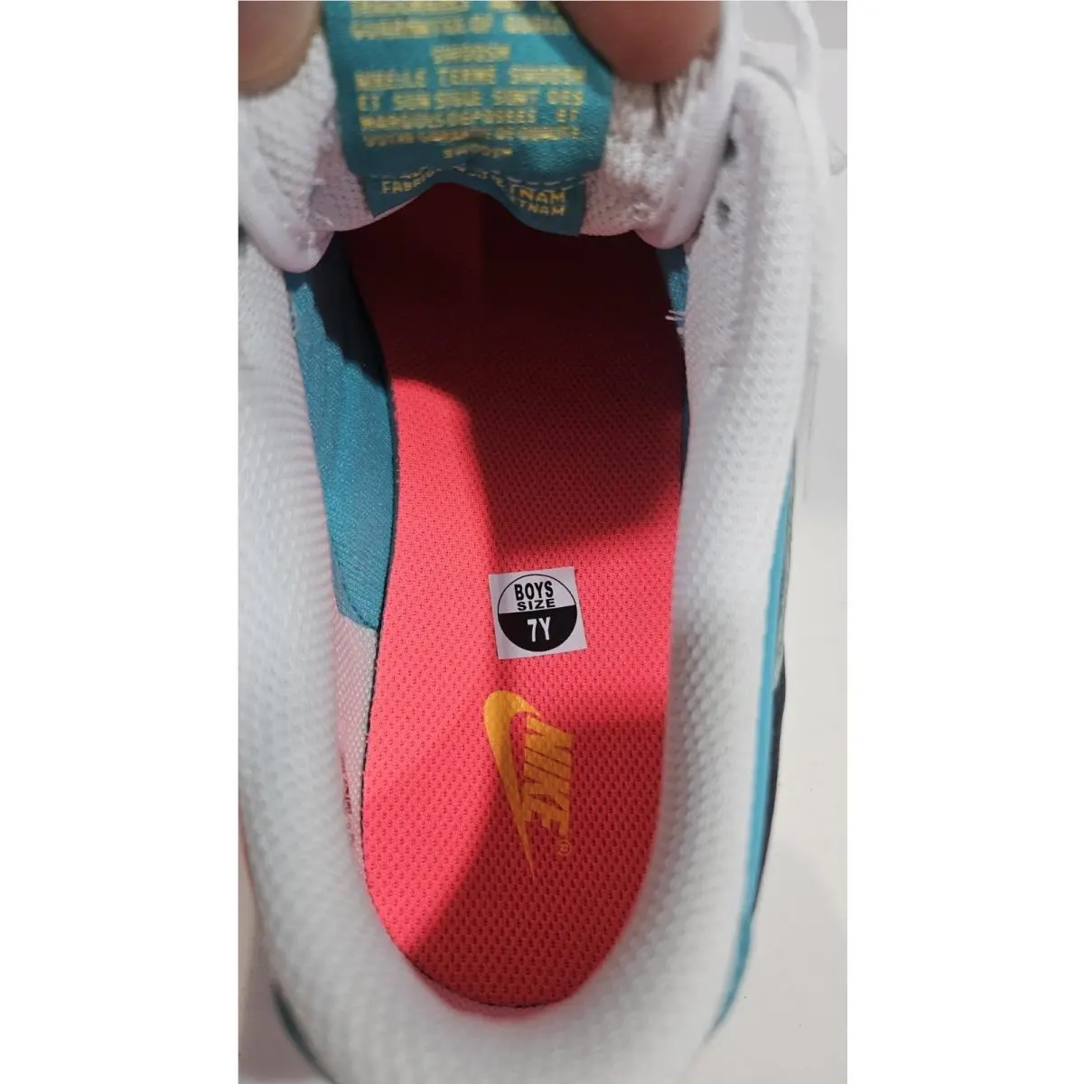 Nike shoes - Nike Dunk Low - Dunk Low - White, Teal, Pink, Navy Blue 4