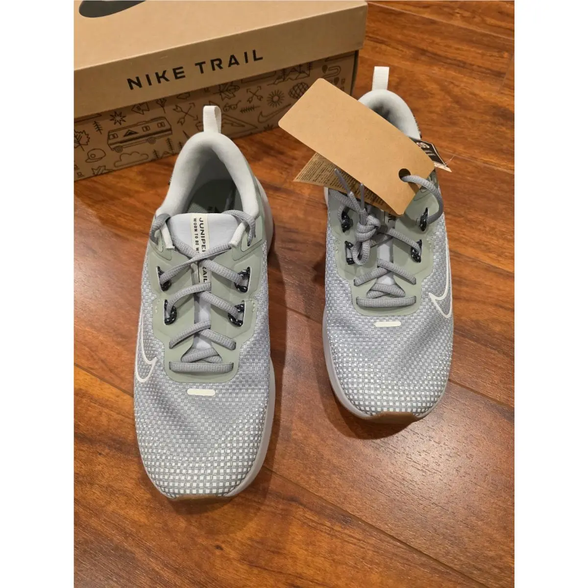 Nike shoes - Nike Juniper Trail 2 - Juniper Trail - Fb2067-304 - Jade Horizon /Light Silver /Gum Medium Brown (UPC: 0197594110663) 0