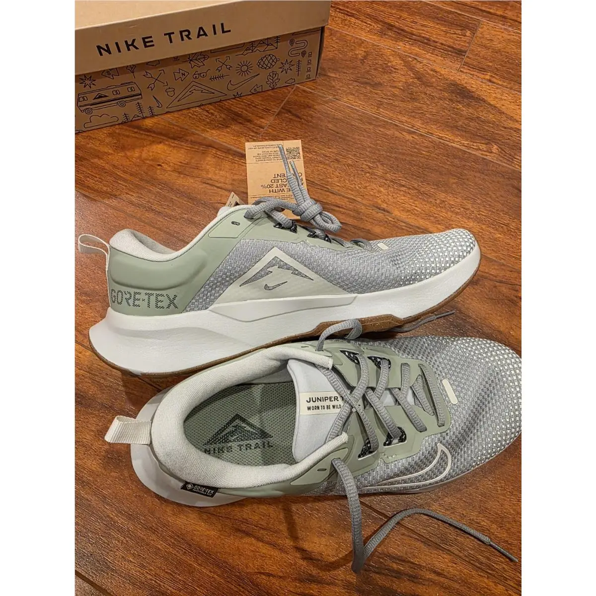 Nike shoes - Nike Juniper Trail 2 - Juniper Trail - Fb2067-304 - Jade Horizon /Light Silver /Gum Medium Brown (UPC: 0197594110663) 1