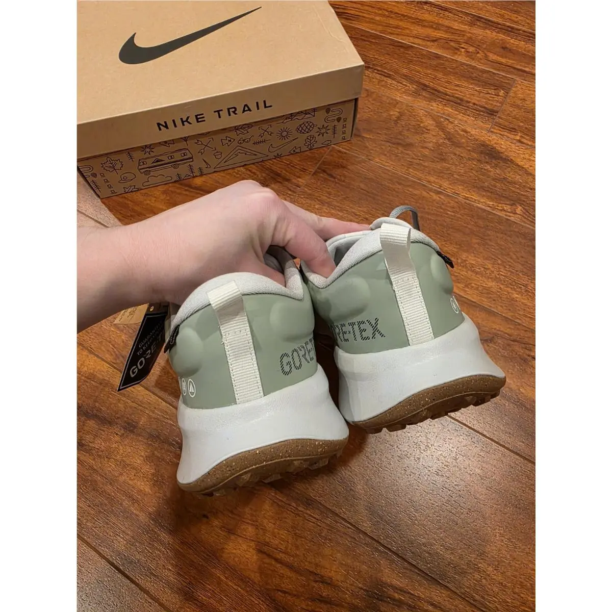 Nike shoes - Nike Juniper Trail 2 - Juniper Trail - Fb2067-304 - Jade Horizon /Light Silver /Gum Medium Brown (UPC: 0197594110663) 6