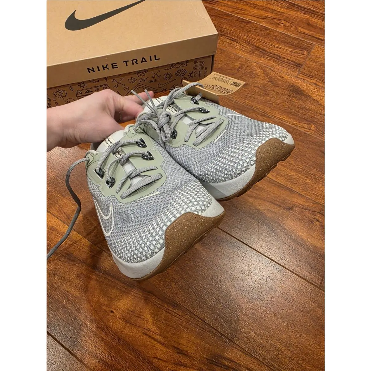 Nike shoes - Nike Juniper Trail 2 - Juniper Trail - Fb2067-304 - Jade Horizon /Light Silver /Gum Medium Brown (UPC: 0197594110663) 7