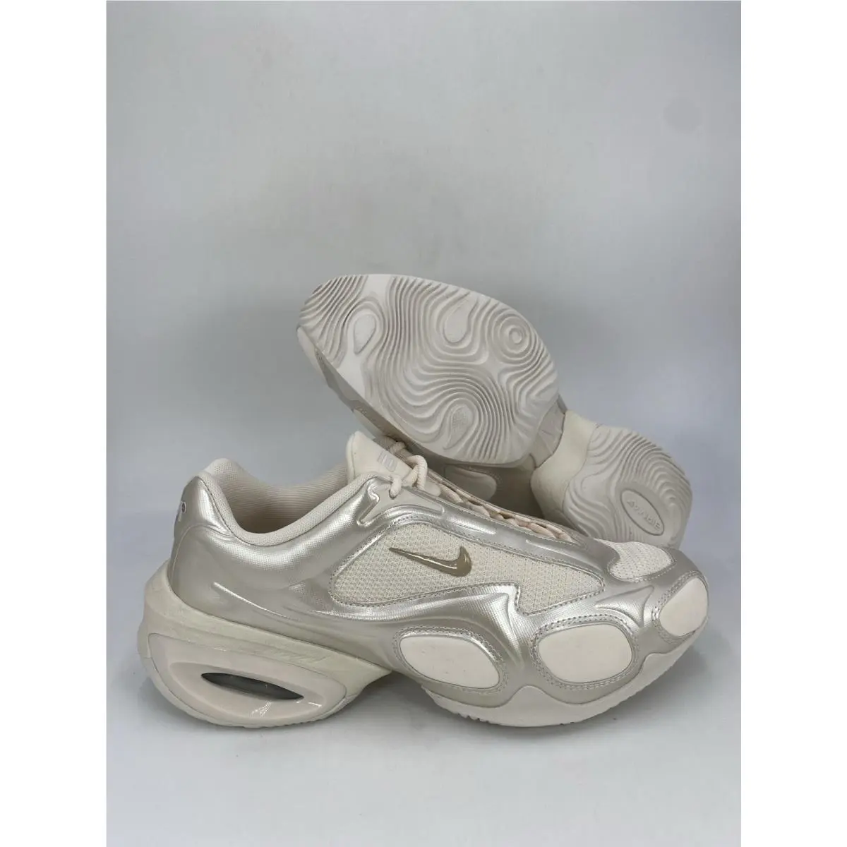 Nike Wmns Air Max Muse Chalk Metallic Silver FV1920 101 Women`s Size 10
