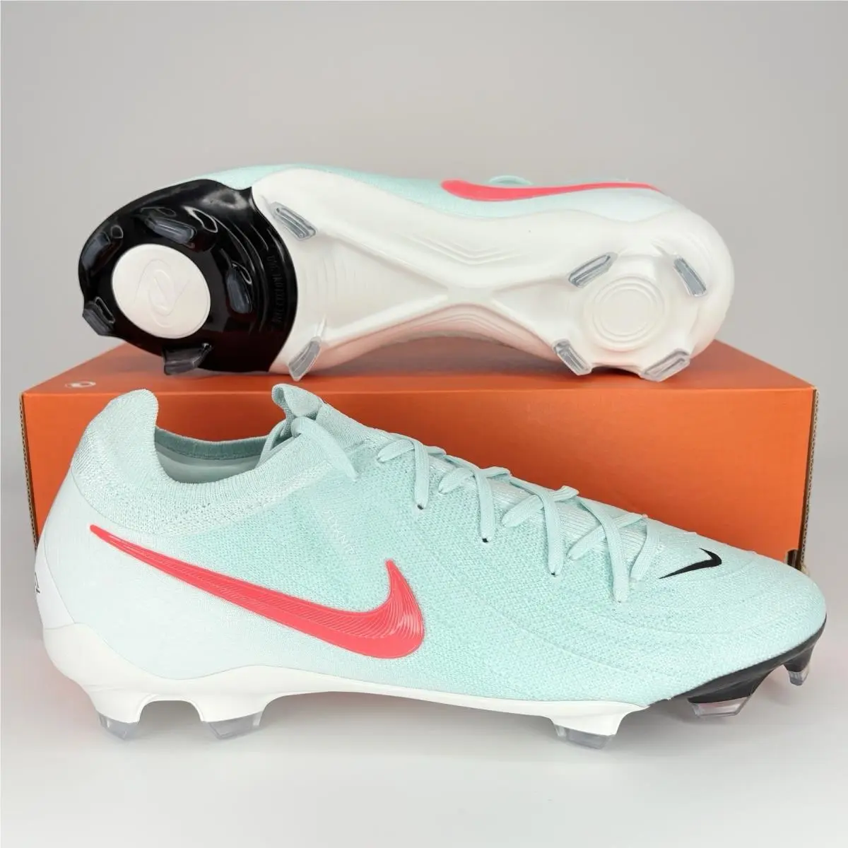 Nike Phantom GX Pii Pro FG Acc Mint Soccer Cleats Mens 10.5 FJ2563-300 NO Lid