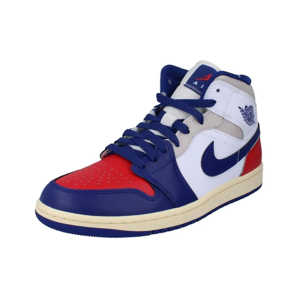 Nike Boys` Air Force 1 Shoes - White Deep Royal Blue 102