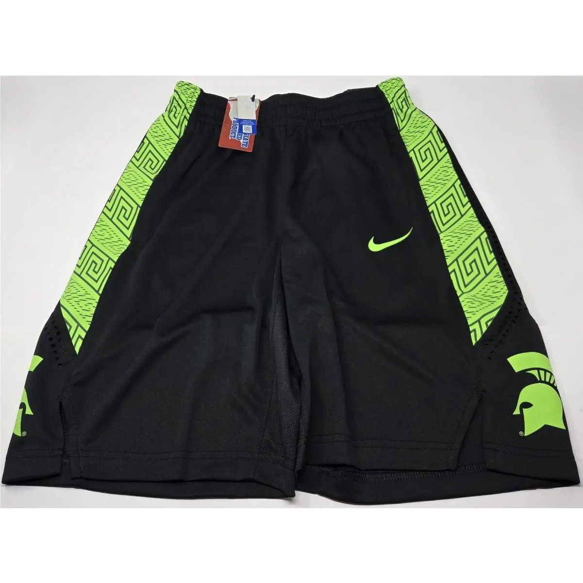 Michigan State Nike Dry Fit Green 2018 Medium Basketball Shorts Msu