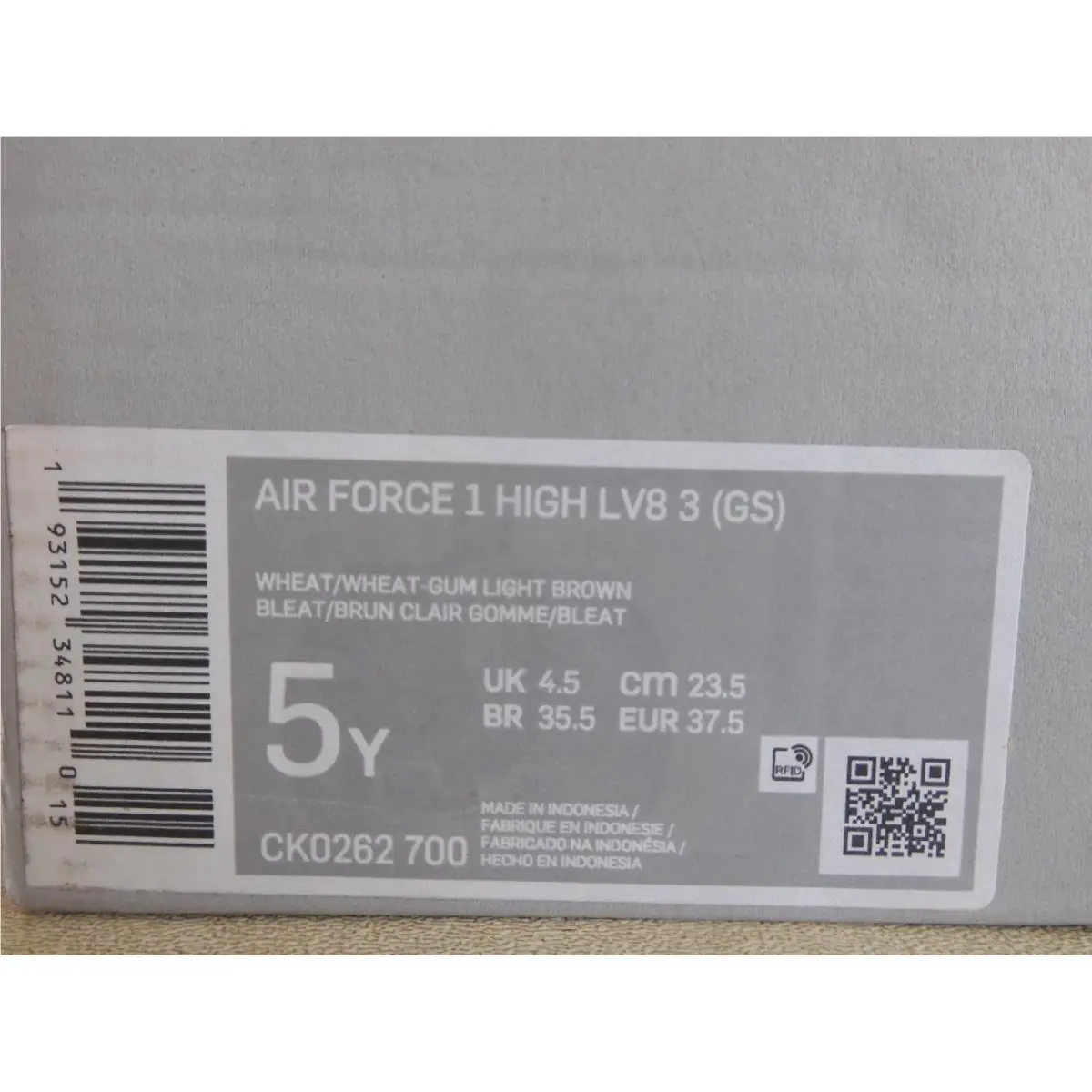 Nike shoes - Nike Air Force 1 High `07 Lv8 - 807617-701 - Brown (UPC: 666003250516) 6
