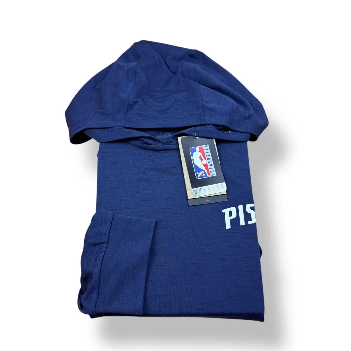 Detroit Pistons Nba Dri Fit Mens Xxl Tall Long Sleeve Hoodie Blue by Nike