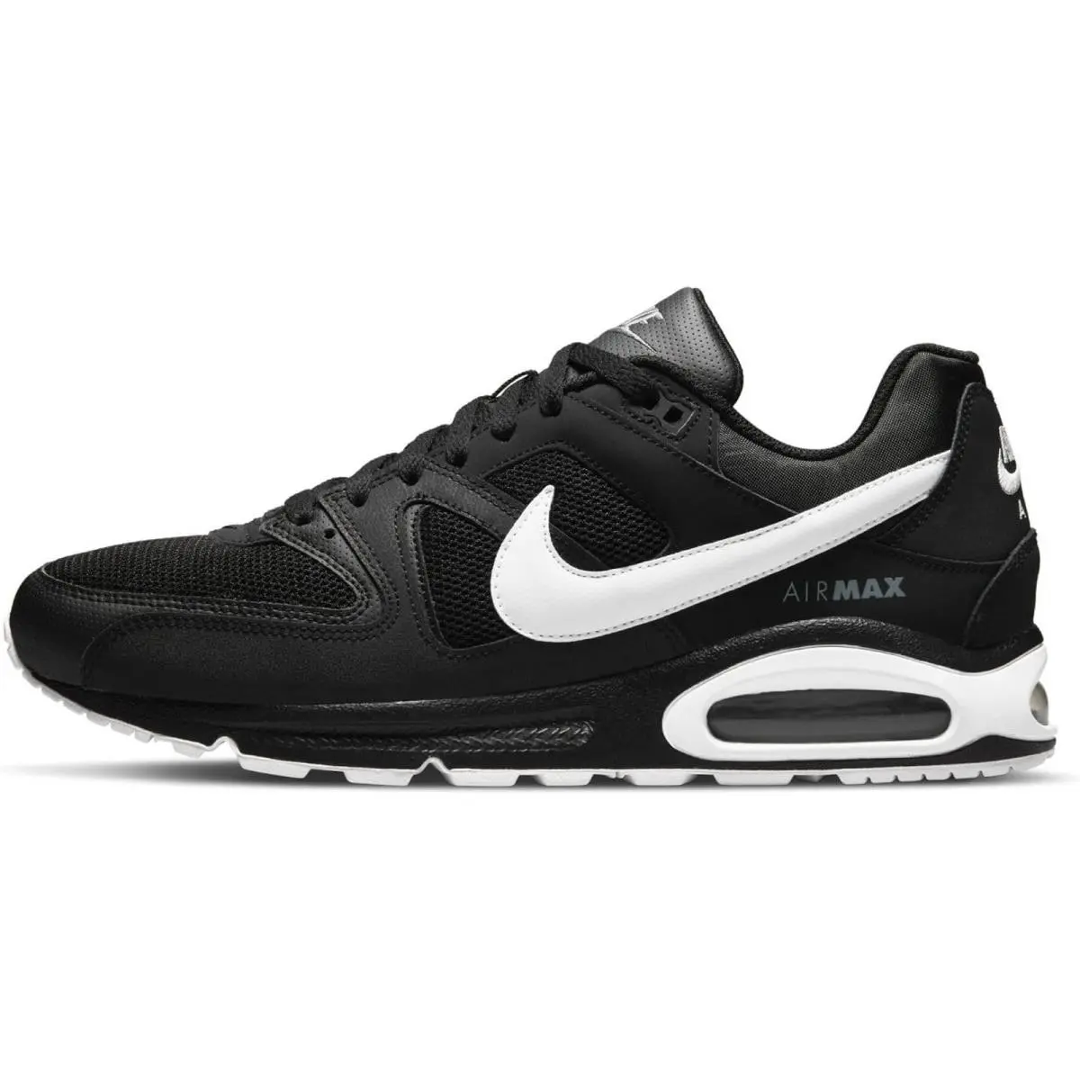 Size 10 Nike Air Max Command Men`s Low-top Sneakers - Black