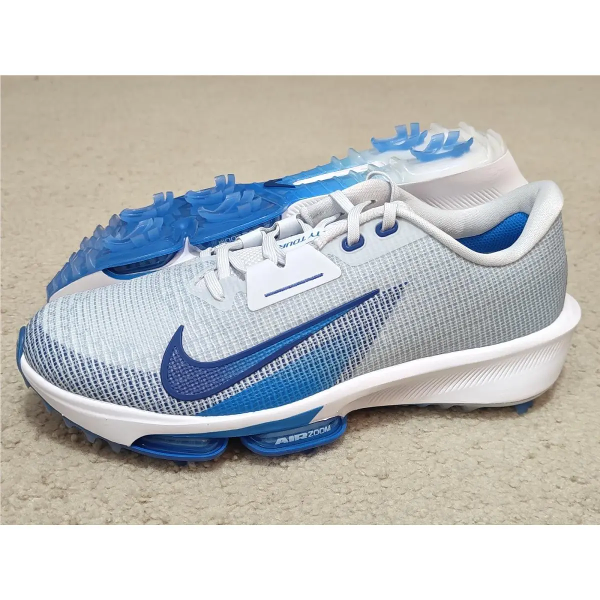 Nike Air Zoom Infinity Tour Next 2 Blue White Golf Shoes FD0217-001 Men`s Sz 10