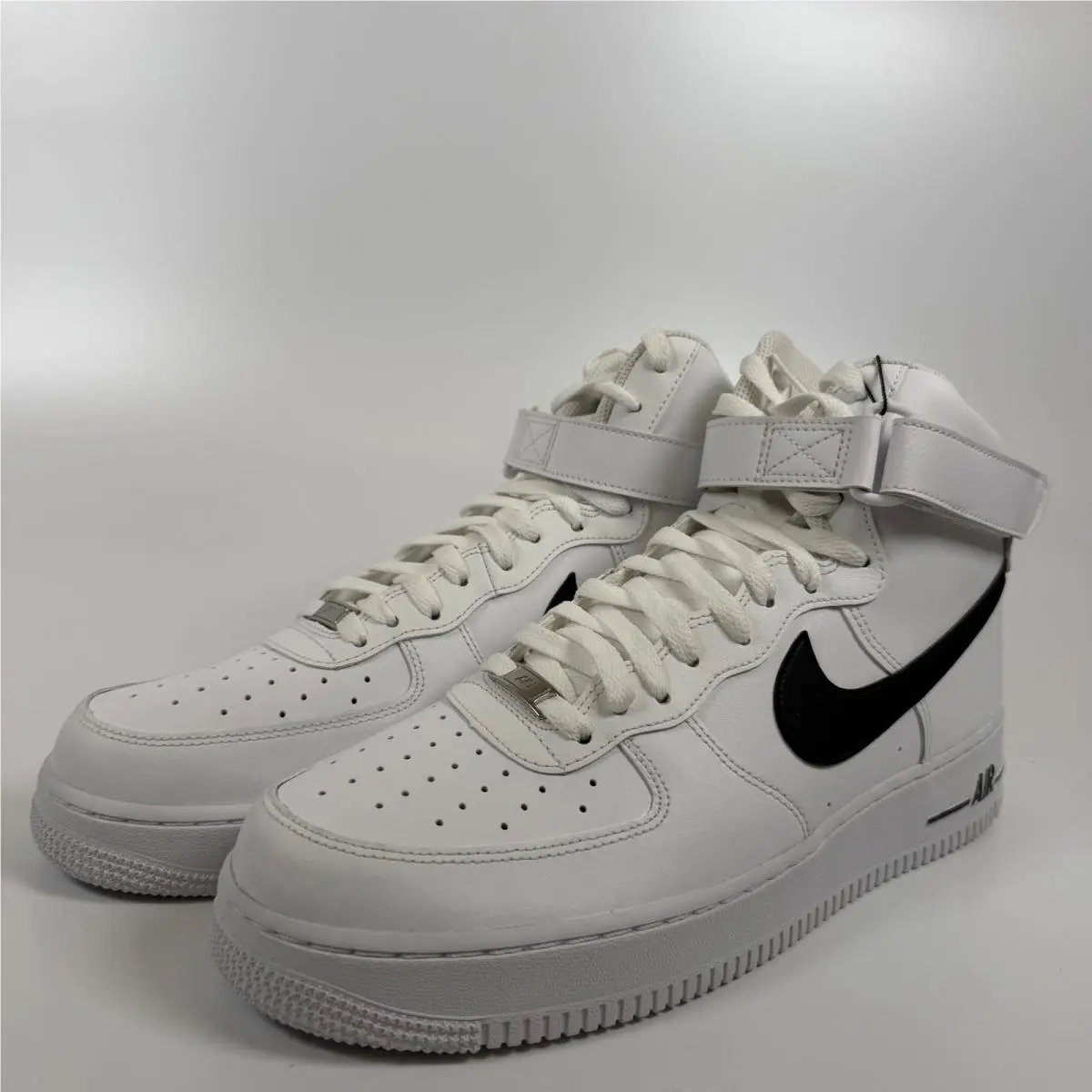 Nike Air Force 1 High White Black CK4369-100 Mens Size 12 Sneakers