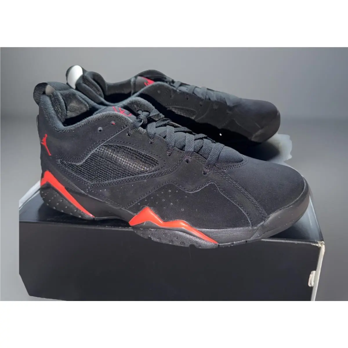 Mens Nike Air Jordan Mvp 92 Black Infrared Mid Sz 9.5