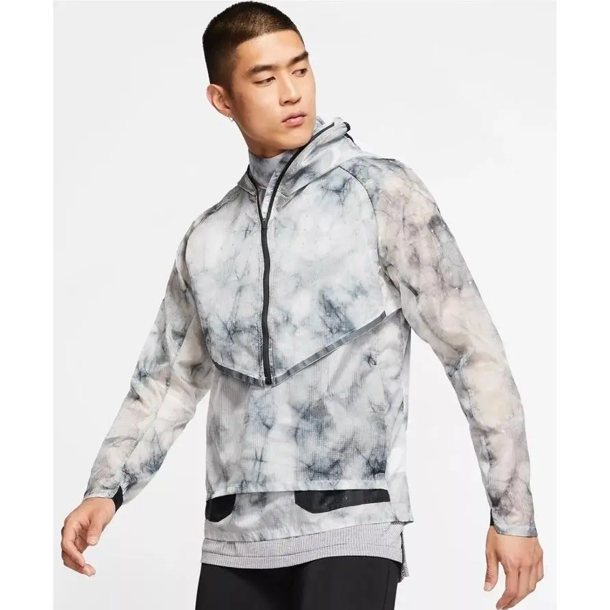 Size 2XL Xxl Nike Men`s Tech Pack Hooded Running Jacket 2 In 1 BV5679-094