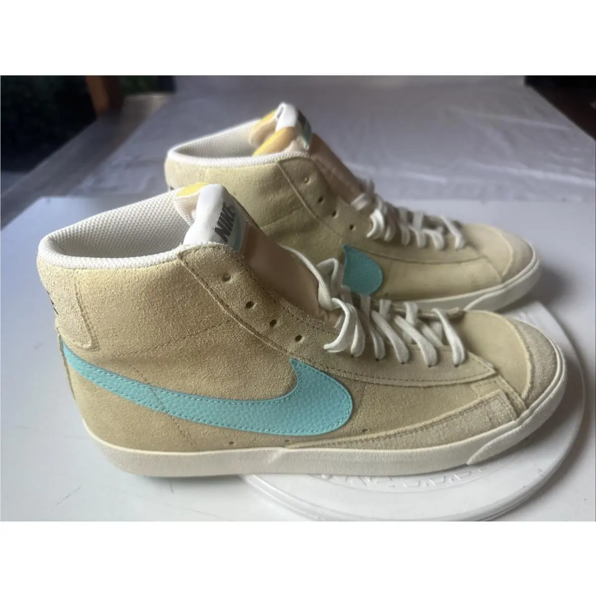 Nike Blazer Mid 77 Tan Blue 13M FJ4414-200