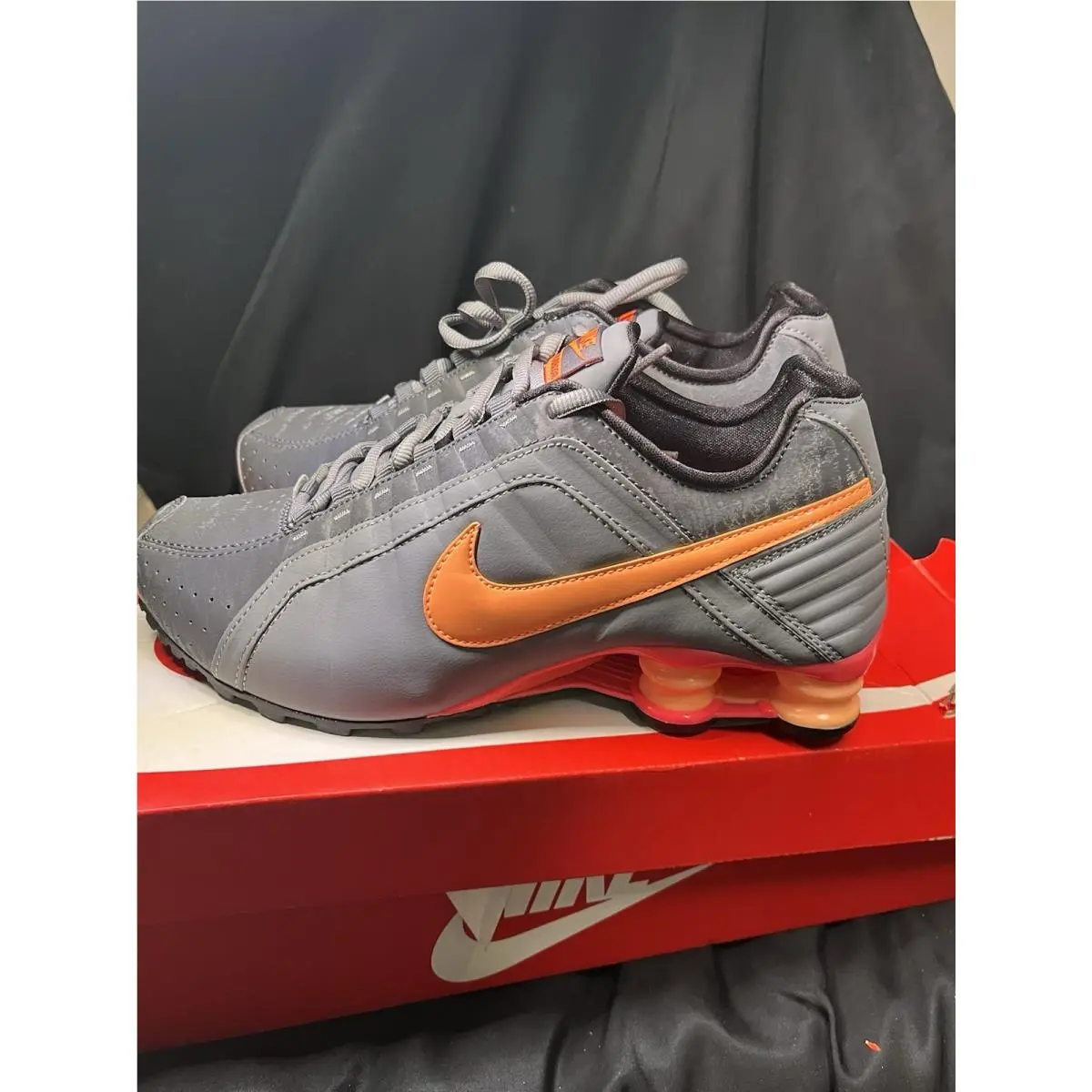 Womens Nike Shox Junior Size 8.5 Grey 454339 052