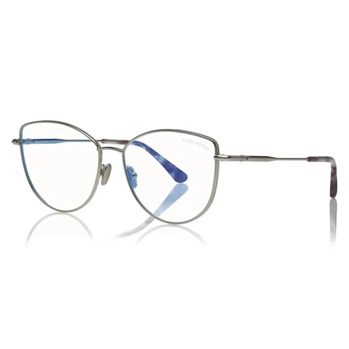 Tom Ford TF5667-B 016 Cat Eye Palladium 55 mm Women`s Eyeglasses Frame
