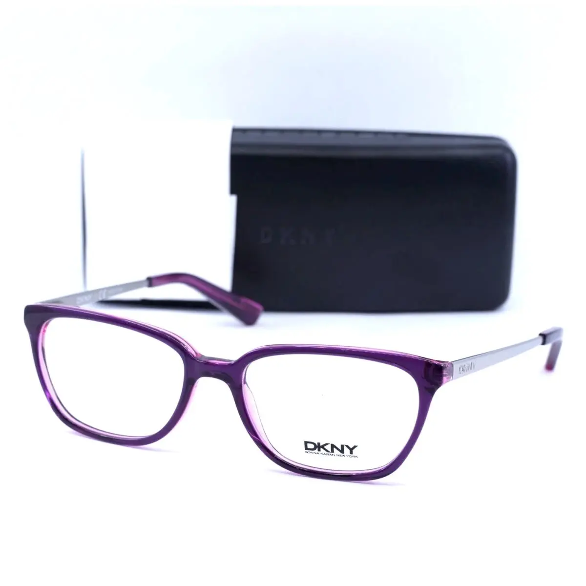 Dkny DY 4667 3676 Purple Clearauthentic Women Eyeglasses 52-17-140 MM W/case