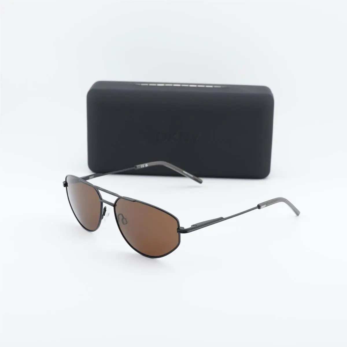 Dkny DK117S 001 Black/brown 57-15-140 Sunglasses